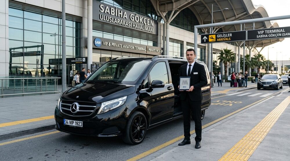VIP Mercedes Transfer at Sabiha Gökçen Airport Curbside